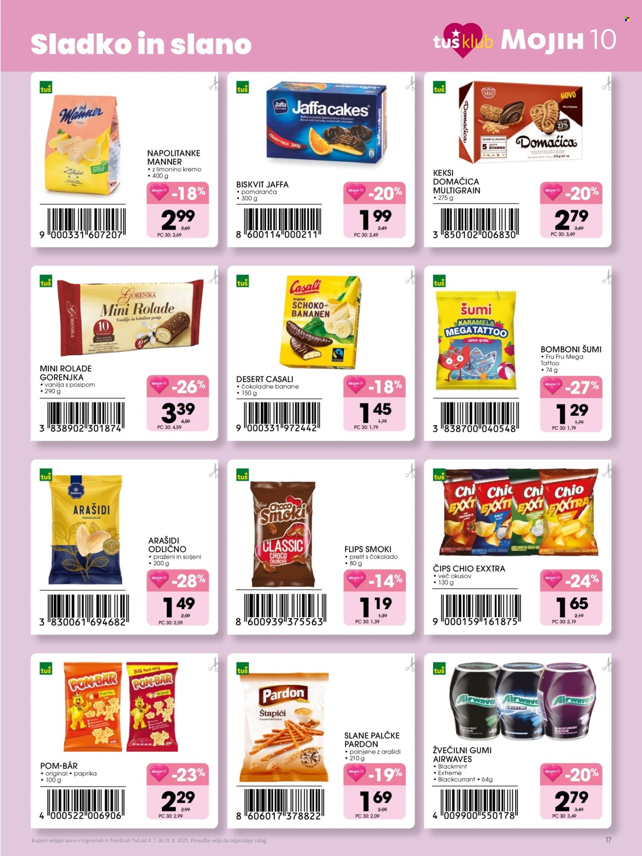 Tuš katalog - 4.7.2025 - 31.8.2025. Stran 17