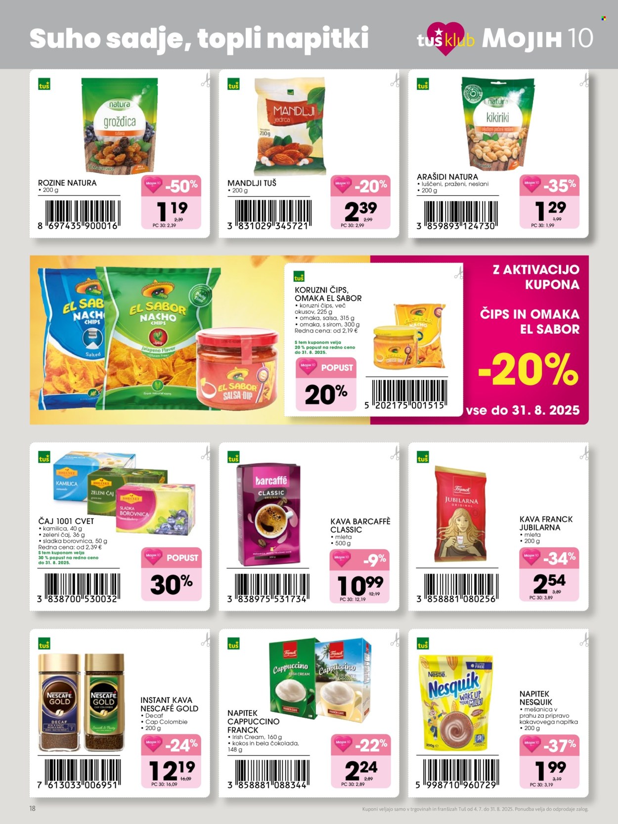 Tuš katalog - 4.7.2025 - 31.8.2025. Stran 18