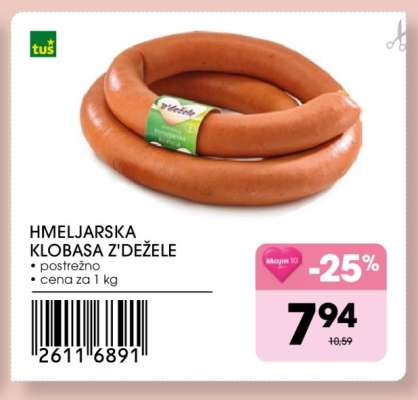 Hmeljarska klobasa Z'dežele