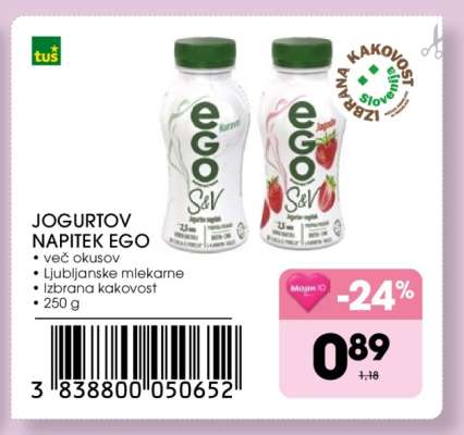 Jogurtov napitek Ego