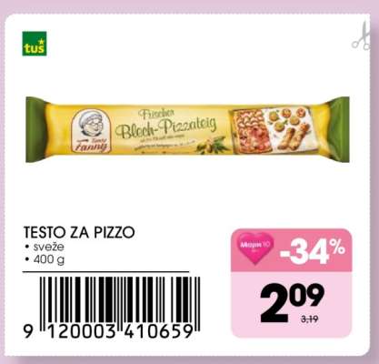 TESTO ZA PIZZO