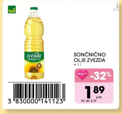 SONČNIČNO OLJE ZVEZDA