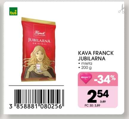 Kava Franck Jubilarna