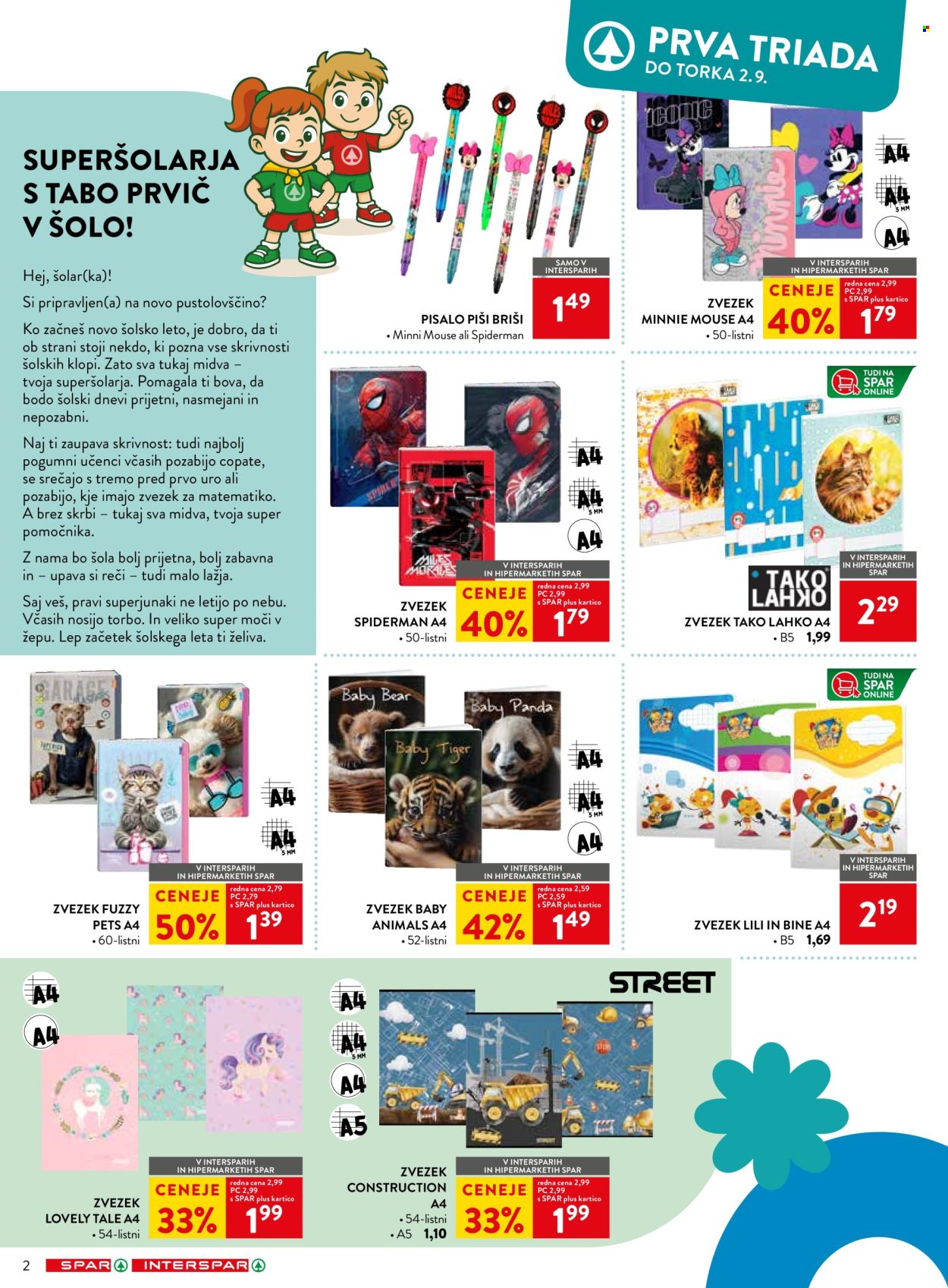 SPAR katalog - 30.7.2025 - 2.9.2025. Stran 2