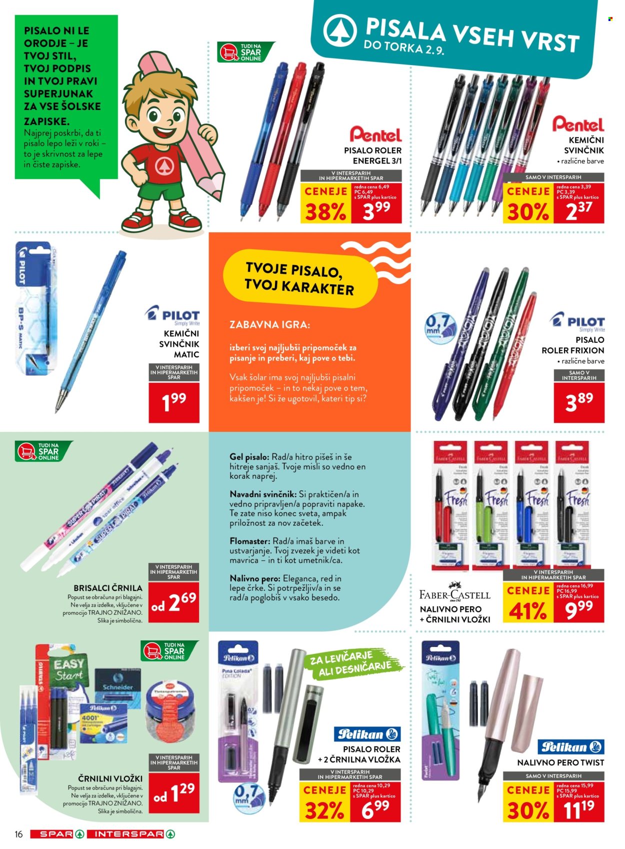 SPAR katalog - 30.7.2025 - 2.9.2025. Stran 16