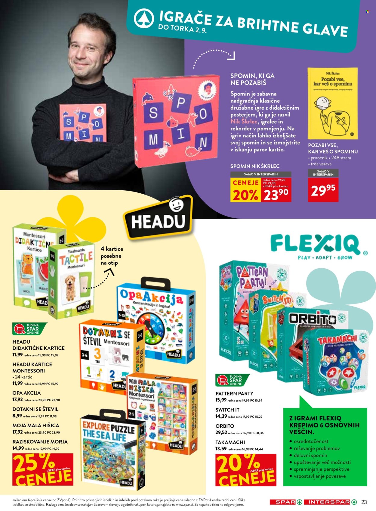 SPAR katalog - 30.7.2025 - 2.9.2025. Stran 23
