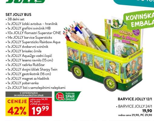 SET JOLLY BUS