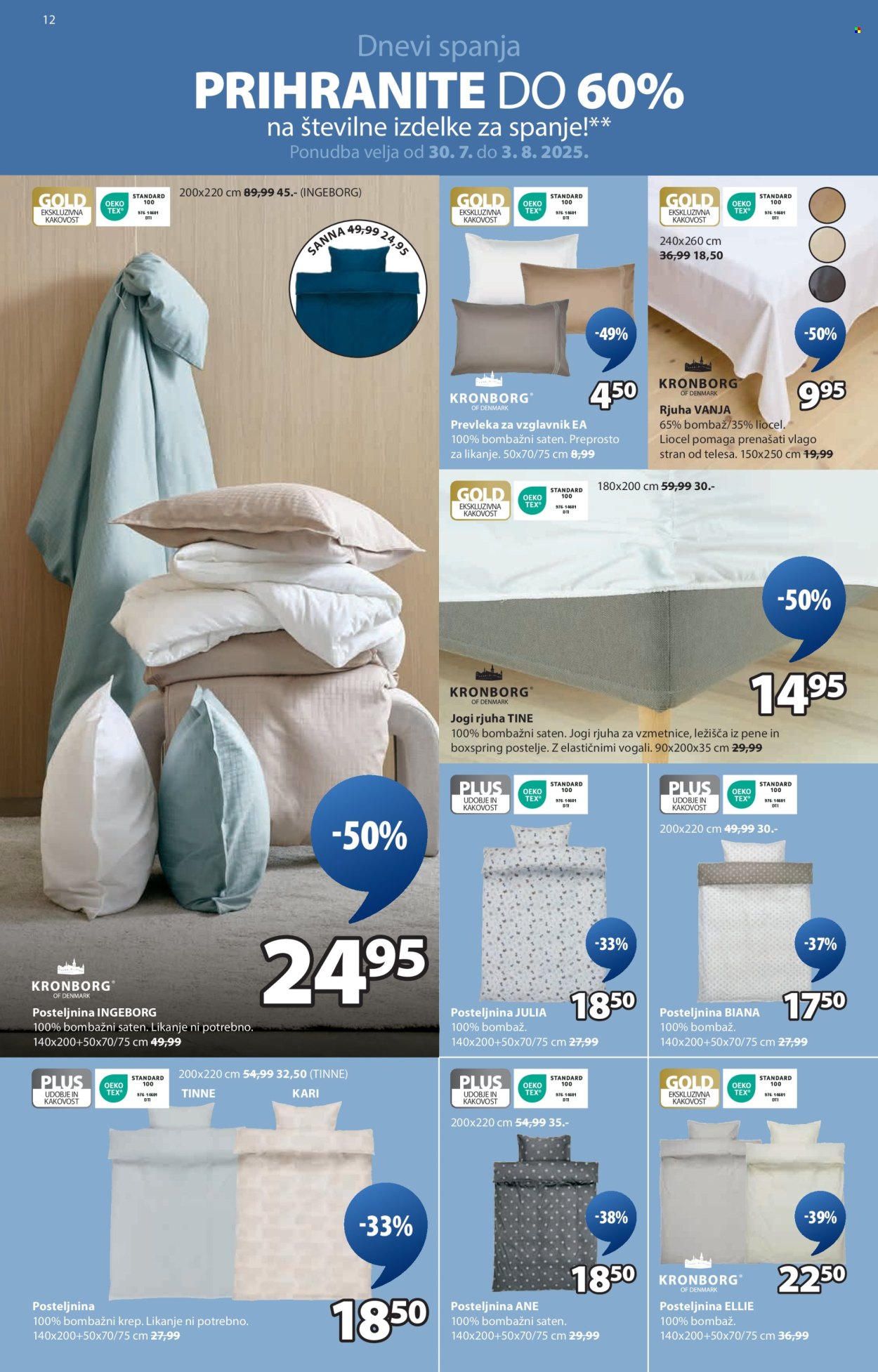 JYSK katalog - 30.7.2025 - 2.9.2025. Stran 12
