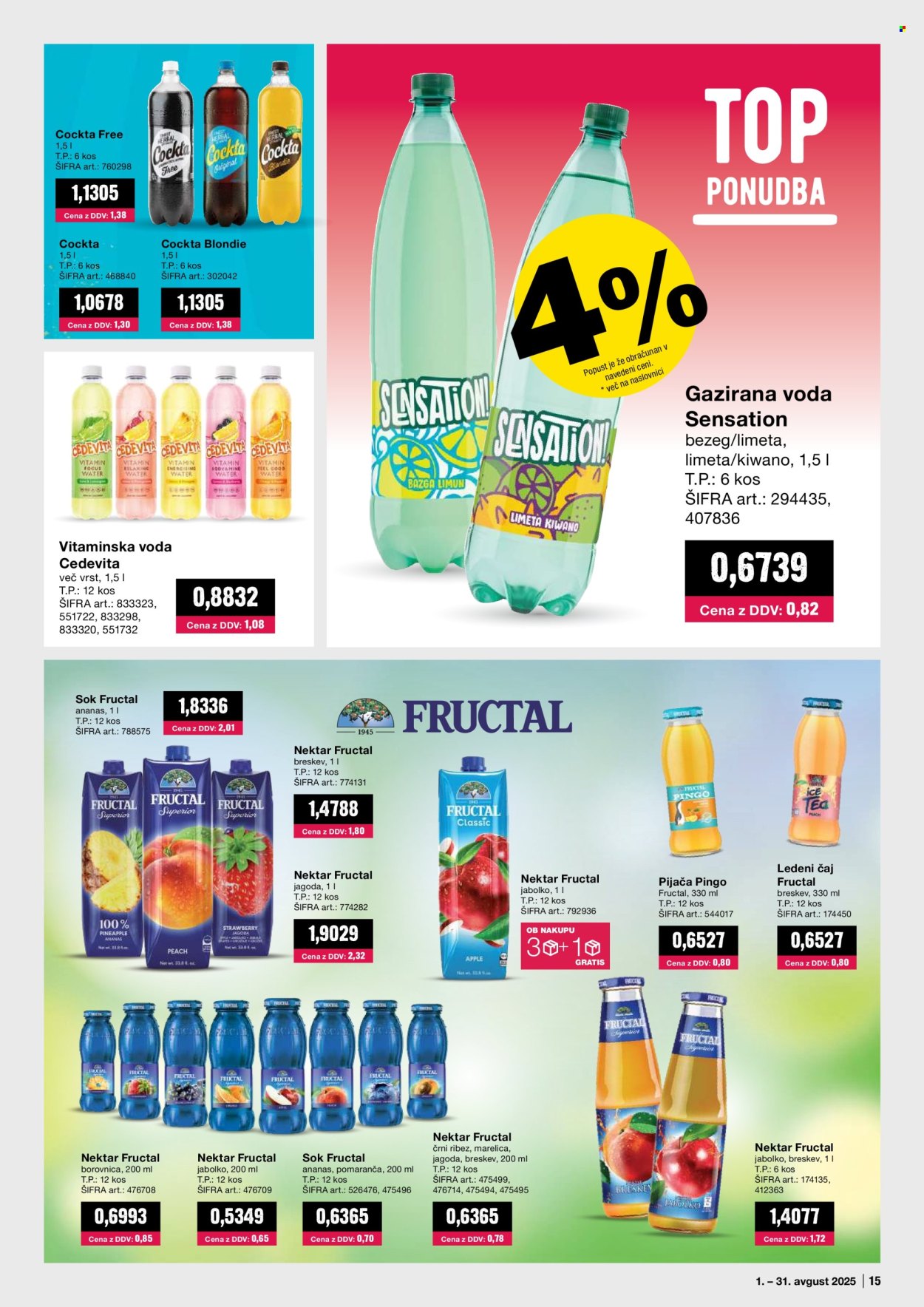 Mercator Cash & Carry katalog - 1.8.2025 - 31.8.2025. Stran 15