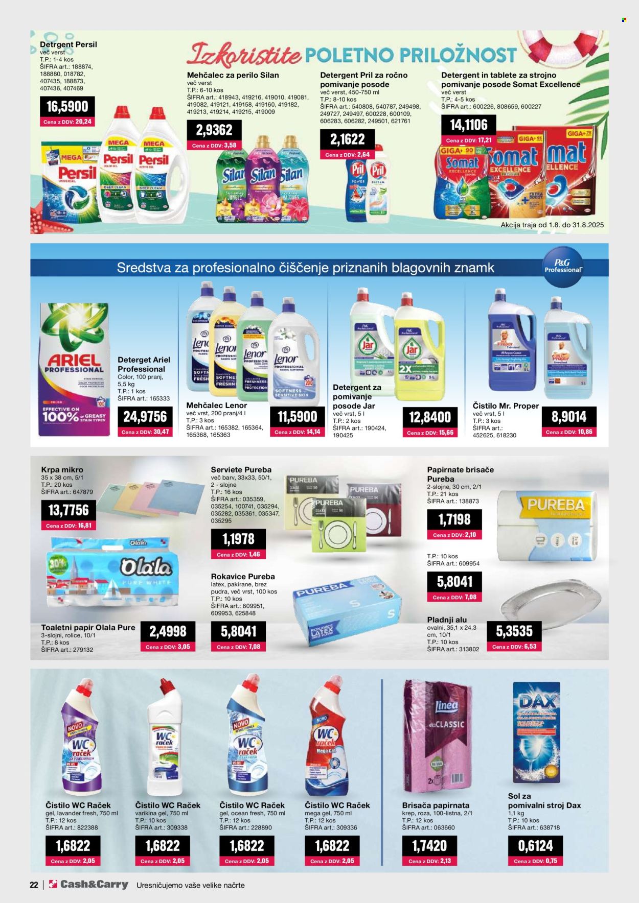 Mercator Cash & Carry katalog - 1.8.2025 - 31.8.2025. Stran 22