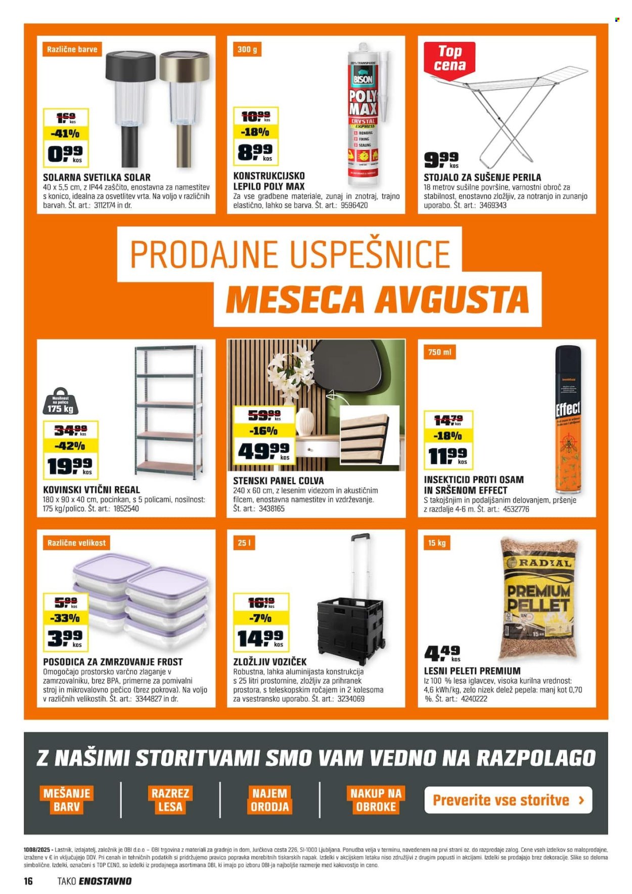 OBI katalog - 1.8.2025 - 31.8.2025. Stran 16