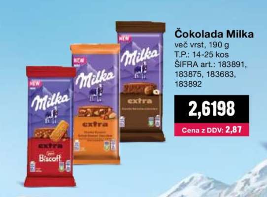 ČOKOLADA MILKA