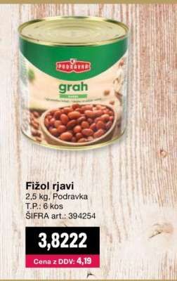 Fižol rjavi