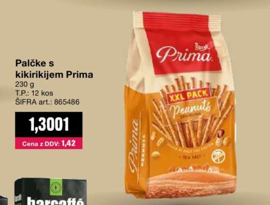 Palčke s kikirikijem Prima
