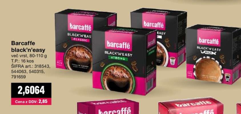 Barcaffe black’n’easy