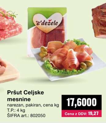 Pršut Celjske mesnine