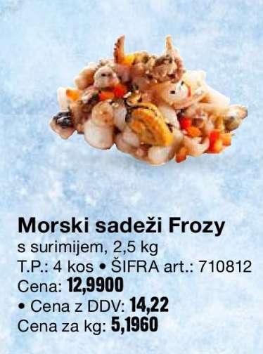 Morski sadeži Frozy