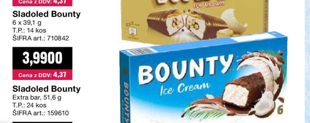 Sladoled Bounty