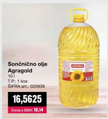 Sončnično olje Agragold