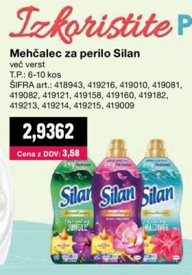 Mehčalec za perilo Silan