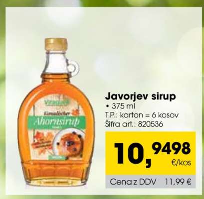 Javorjev sirup
