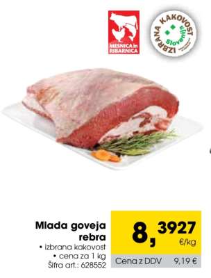 MLADA GOVEJA REBRA