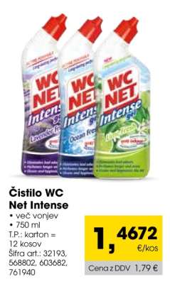 Čistilo WC Net Intense