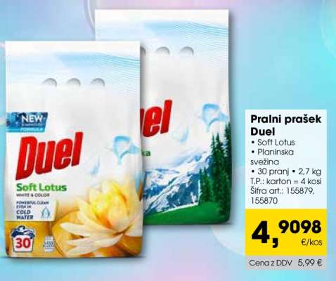 PRALNI PRAŠEK DUEL