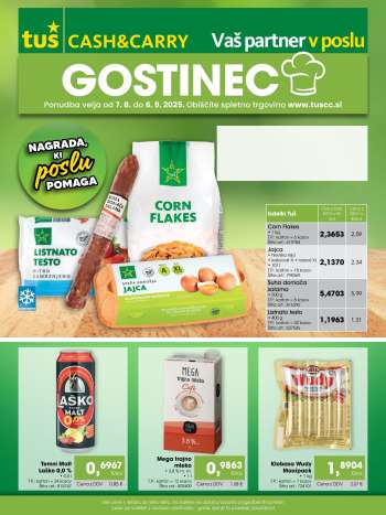 Tuš Cash & Carry katalog - 7.8.2025 - 6.9.2025.