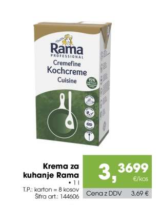 Krema za kuhanje Rama