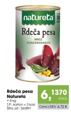 RDEČA PESA NATURETA
