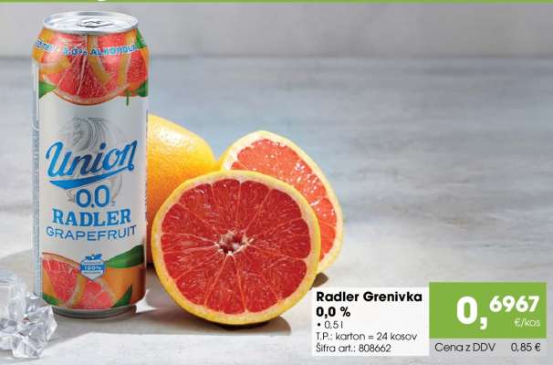 Radler grenivka 0,0 %