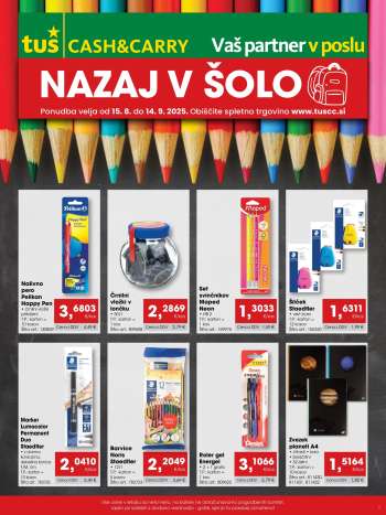 Tuš Cash & Carry katalog - 15.8.2025 - 14.9.2025.