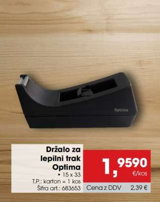 Držalo za lepilni trak Optima