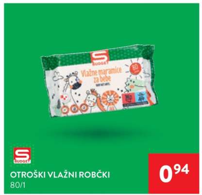 Otroški vlažni robčki
