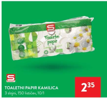 TOALETNI PAPIR KAMILICA