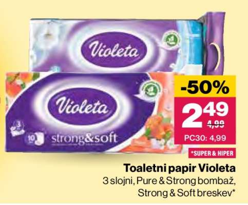 TOALETNI PAPIR VIOLETA