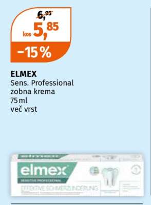 ELMEX Sens. Professional zobna krema