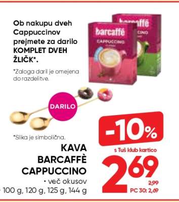 Kava Barcaffè Cappuccino