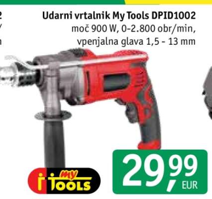 Udarní vrtalnik My Tools DPID1002