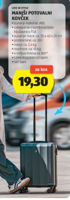 Manjši potovalni kovček