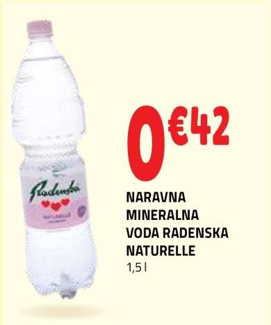 NARAVNA MINERALNA VODA RADENSKA NATURELLE