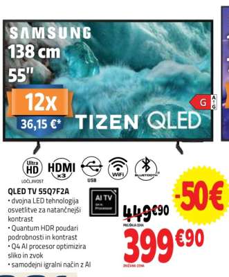 QLED TV 55Q7F2A