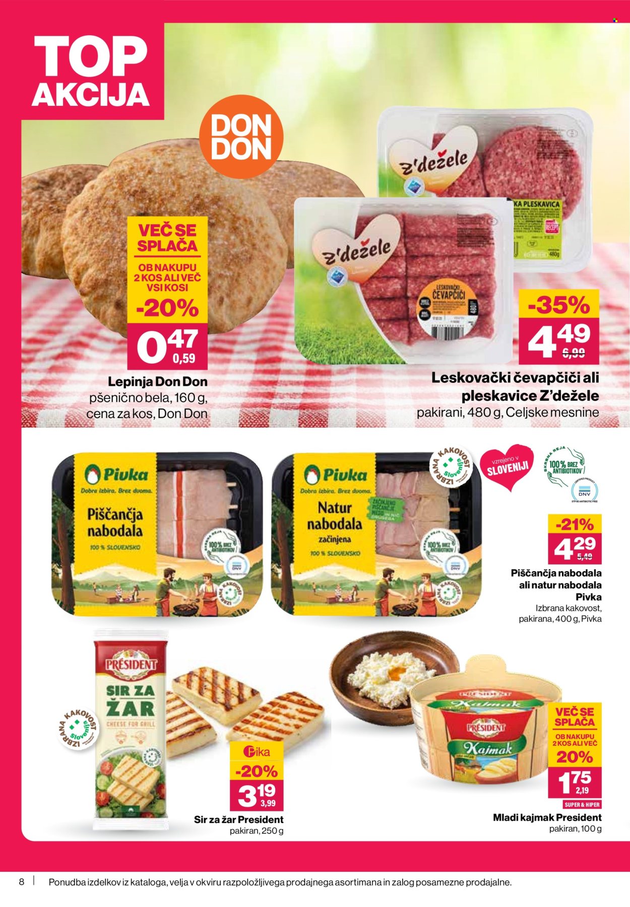 Mercator katalog - 11.6.2026 - 17.6.2026. Stran 8
