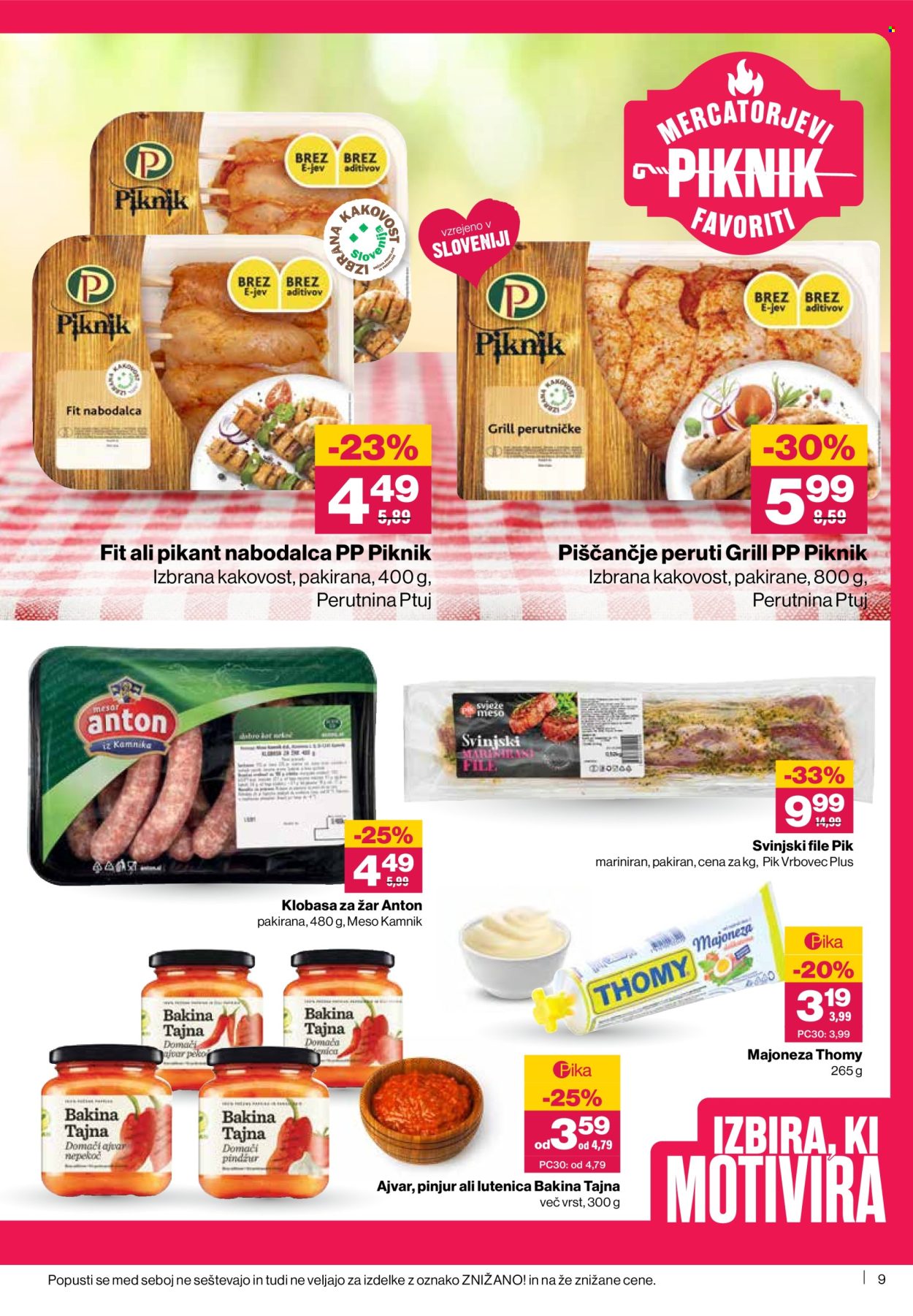Mercator katalog - 11.6.2026 - 17.6.2026. Stran 9