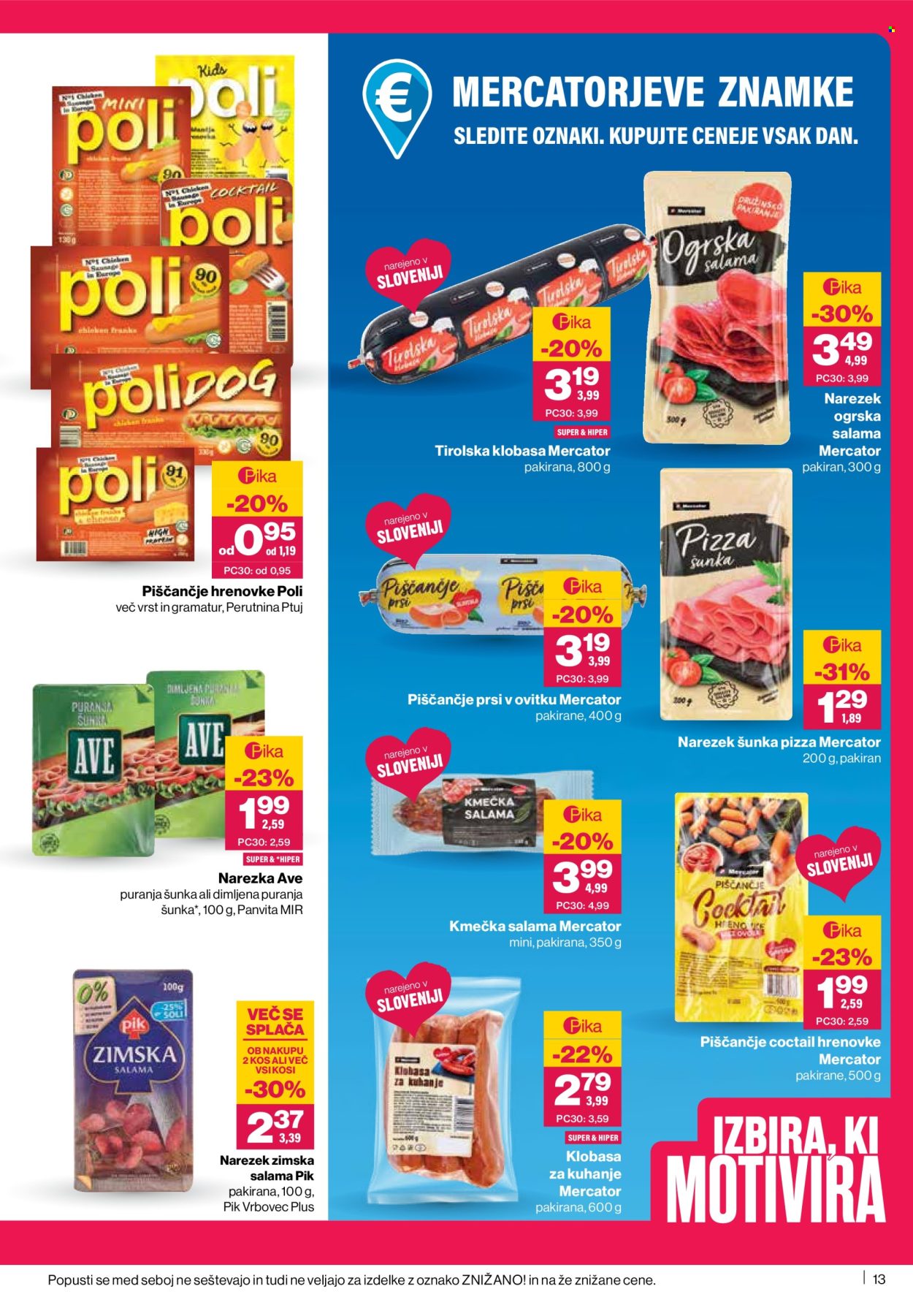 Mercator katalog - 11.6.2026 - 17.6.2026. Stran 13