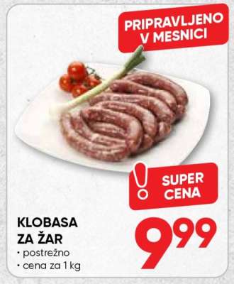 KLOBASA ZA ŽAR