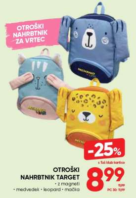 Otroški nahrbtnik Target