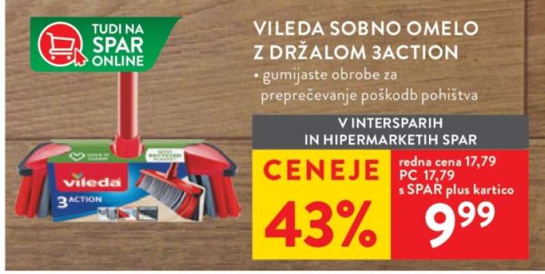 VILEDA SOBNO OMELO Z DRŽALOM 3ACTION