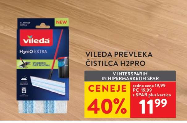 Vileda prevleka čistilca H2Pro